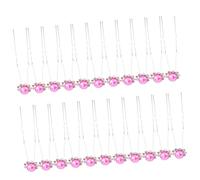 Beavorty 20pcs u Shaped Pearl Hairpin Stylish Women's Hairclip for Wedding Party Daily Use