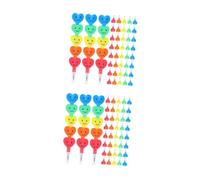 Beavorty 24 pcs Heart Shaped Non Sharpening Pencils for Classroom Rewards Prize Drawing Sketching Party Favors Cute Stationery for Kindergarten and School