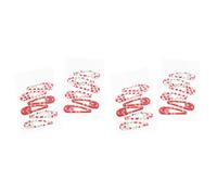 Beavorty 24pcs Cute Cherry Water Drop Metal Hair Clips for Girls Printed Barrettes Hair Accessories for Boys and Girls and Teens for Hairstyles