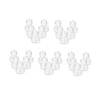 Beavorty 25 pcs Transparent Bear Candy Favor Boxes Clear Small Party Treat Holders for Weddings Birthdays Showers Gift Ready Multipurpose Storage