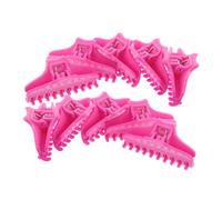 Beavorty 25pcs Fluffy Volumizer Clips for Women Styling Salon Hair Volume Root Clips Claw Hair Clamps Professional Hairdresser for Sectioning Pink Styling