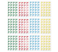 Beavorty 288pcs Small Mixed Color Map Marker Stickers with Self-Adhesive Note Flags, Decorative Planner Label Tags for ’ Learning, Office and School Use Random Color