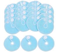 Beavorty 28Pcs G Tube Pads Holder for Feeding Support Abdominal G Tube Button Covers Reusable Feeding Tube Supplies Soft G Tube Covers for Breastfeeding Nursing Care Blue