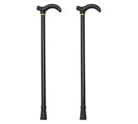 Beavorty 2pcs Adjustable Retractable Walking Cane for Seniors Lightweight Aluminum Alloy Collapsible Hiking Stick with Ergonomic Grip Non-slip Foot and Secure Lock Mechanism for Men and