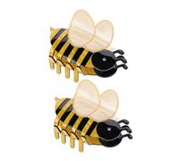 Beavorty 2pcs Cute Bee Claw Clips for Women Hair Accessories for Thin Hair Fun Design for Everyday and Special Occasions Stylish and Playful