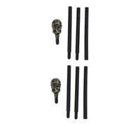 Beavorty 2pcs Egyptian Scepter Lightweight Mystical Walking Stick for Halloween Cosplay Ancient Themed Party Accessory Unique Design for Effortless Mobility and Spooky Appeal