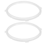 Beavorty 2pcs Electric Pressure Cooker Seal Rings Silicone Replacement Gasket for 5l/6l Cookers Compatible Electric Pot Sealing Ring Accessories for Kitchen Parts