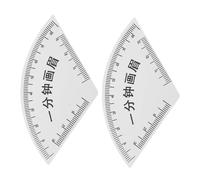 Beavorty 2pcs Eyebrow Drawing Aid Ruler Pvc Material Precise Measurement Guide for Makeup Artists Eyebrow Shaping Stencil for Makeup