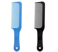 Beavorty 2Pcs Hair Combs Portable Plastic Styling Combs for Home and Salon Use Random Handle Patterns for Scalp Stimulation and Easy Hairdressing