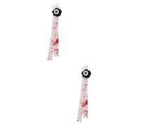 Beavorty 2pcs Halloween Eyeball Hair Clip Creepy Simulation Accessory for All Hair Types Versatile Barrette for Parties and Everyday Wear Intriguing Design Adds Mystery to Outfits