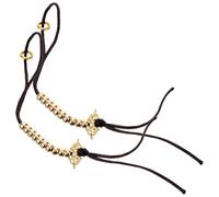 Beavorty 2pcs Handheld Buddha Bead Counter Metal and Rope Sturdy Counting Device without Burr Resistance to Falling for Buddha Chanting and Praying