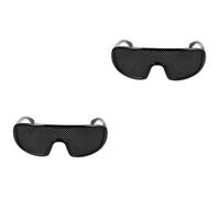 Beavorty 2pcs Improvement Pinhole Glasses for Enhanced Clarity Lightweight Comfortable Eyewear for Men and Women Portable Eyeglasses