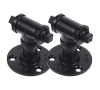 Beavorty 2pcs Industrial Style Vintage Iron Pipe Cabinet Door Handles Furniture Pulls for Wardrobe Drawer Bar Cabinet Rustic Loft Home Hardware Accessories