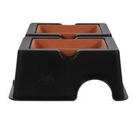 Beavorty 2pcs Large Humidity Ceramic Hideout Cave for Reptiles Small Leopard Gecko Hide Reptile Shelter with Moisture Retention for Lizard Leopard Gecko Snake Amphibians