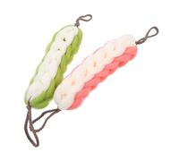 Beavorty 2pcs Long Strip Bath Scrubbing Towels Exfoliating Bath Towels Extra Soft Comfortable for Camping Travel
