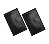 Beavorty 2pcs Pet Cage Replacement Tray 43x32x2.5cm Thickened Black Plastic Base for Dog and Rabbit Cages Small Animal Poop Collection Tray for Pets