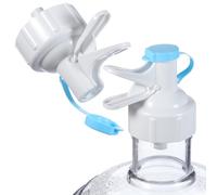 Beavorty 2pcs Plastic Water Dispenser Spout Tap with Screw Thread Universal Water Jug Nozzle for Drinking Buckets Replacement Beverage Dispenser Faucet for Home and Office Use