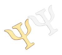 Beavorty 2pcs Psychology Symbol Style Brooch Pin for Women Vintage Fashion Jewelry Brooch Clips for Women