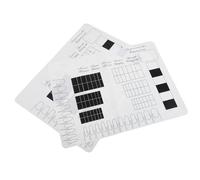 Beavorty 2pcs Silicone Nail Art Practice Mat Palette Pad Picture Background Board Manicure Table Mat for Nail Tech Photo Props and Salon