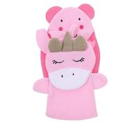 Beavorty 2Pcs Skin Scrubbing Mittens Lightweight Exfoliating Shower Gloves for Body Cleansing Soft Bath Mitt Cartoon Elephant and Unicorn
