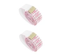 Beavorty 2pcs Soft Braille Tape Measure Flexible Ruler for Blind and Vision Impaired Soft Bendable Measuring Tool for Sewing Tailors Portable Equipment for Low Vision Users