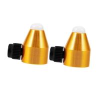 Beavorty 2pcs Tuning Fork Feet Accessory for Meditation and Stress Relief Round Percussion Parts with Secure Fixation for Consistent Sound Transmission and Use