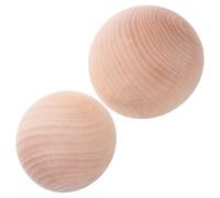 Beavorty 2pcs Wooden Half Round Pottery Tools Set, Clay Shaping Accessories for Ceramic Bowl and Plate Making, Semi-Circular Ceramic Craft Tools 8x8x4cm 9x9x4.5cm for Artists