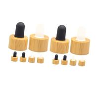 Beavorty 2sets Essential Oil Bottle Caps Dropper Lid Covers Leakproof Airtight Aromatherapy Home Decor Various Sizes 6pcs*2
