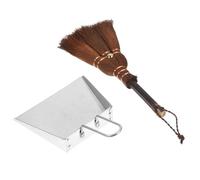 Beavorty 2sets Multi-Function Dustpan Set Convenient Whisk Broom for Household Dust Pan Cleaning Tools Supplies for Laminate Floor Cleaner and Indoor Broom Use