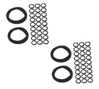 Beavorty 2sets Ribbons for Hair Ponytail Holder for Girls Hair Elastic Bands No Crease Ties Tie Women Bulk Pack 100pcs*2