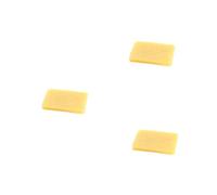 Beavorty 3 pcs Yellow Rubber Suede Shoes Cleaner Block for Suede Leather Footwear High Elastic Decontamination Wipe Convenient Portable for Dirt Removal