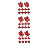 Beavorty 30 pcs Alloy Maple Leaf Lapel Pins with Smooth Enamel Finish Secure Clasp Brooches for Canada Day Patriotic Celebrations and Party Supplies