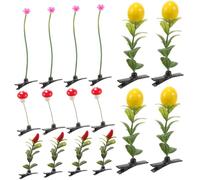 Beavorty 30pcs Bean Sprout Hair Clips Green Grass Headwear Barrettes Fun Plant Accessories for Teens Suitable for Festivals and Everyday Use