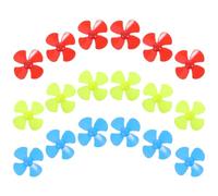 Beavorty 30pcs Mini Plastic 4-blade Propeller for Rc Plane and DIY Robot Models, Smooth Action and Versatile Pp Material, for Art Class Projects and School Science Experiments