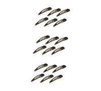 Beavorty 30pcs Round Tray Hair Clips for Barrette Accessories Antique Brass Finish Elegant Small Hair Clips for Women and Girls for Occasion