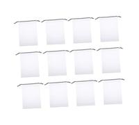 Beavorty 30pcs Transparent Drawstring Shoe Bags Large Travel Storage Organizer Pouches Dust-Resistant Lightweight Plastic Bags for Shoes Gym and Closet Use