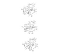 Beavorty 36 pcs Ethnic Style U Shaped Hijab Clips for Women Elegant Small Round Fine Needle Scarf Brooch Pins Decorative and Functional Muslim Scarf Accessories Safety Lapel Pins