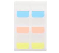 Beavorty 360pcs Office Memo Stickers Sticky Index Tabs Plastic Lightweight Practical Write Your Mark Portable Page Markers for Home Office Use