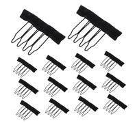 Beavorty 3bags Wig Clips Cloth Wig Combs for Secure Caps Innovative Design for Easy Application Accessory Tools for Hairpiece Making