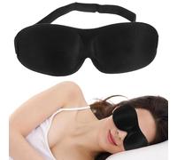 Beavorty 3D Sleep Eye Mask Deep Contoured, Comfortable Sleep Blindfold Sleeping Mask for Men Women Travel Shift Work & Plane Journey