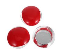 Beavorty 3pcs Beauty Storage Box Refillable Powder Container Mirror Lash Holder Tray for Travel Makeup Organiser Eyelash Storage Case