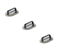 Beavorty 3pcs Black Sponge Cleaning Brush Kitchen Descaling Emery Brush Sponge Eraser Non Scratch Scouring Pads for Dishes Pots Sink Bath