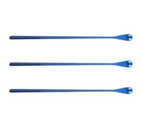Beavorty 3pcs Blue Long Handle Reptile Feeding Spoons 23cm for Lizard and Small Animal Food, Pet Supply Scoop for Wet Food and Calcium Powder Feeding in Terrariums