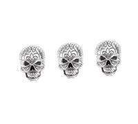 Beavorty 3pcs Elegant Vintage Style Brooch Pin Creative Party Brooch for Women Enamel Skull Decoration