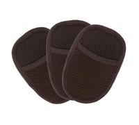 Beavorty 3pcs Faux Lambswool Shoe Polishing Gloves Soft Gentle Buffing Cloth for Leather Shoes Garments Hats Furniture Handheld Shine and Cleaning Kit