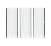 Beavorty 3pcs Guitar Finger Covers Fingertip Protection Glass Slides 6cm Acrylic Finger Guards for Guitar Playing Practice