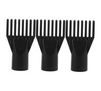 Beavorty 3pcs Hair Dryer Nozzle Attachment for Pet Dryers Comb Tool for Styling and Blow Drying Fit for Dog Grooming and Hair Care