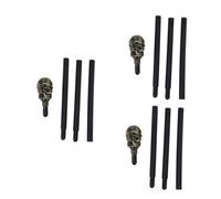 Beavorty 3pcs Halloween Egyptian Scepter Lightweight Costume Prop for Boys Sturdy Plastic Walking Cane for Mystical Cosplay Ancient Themed Decor for Halloween Events