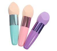 Beavorty 3pcs makeup sponge stick blending sponges makeup applicator sponge sponges makeup makeup blending sponge makeup sponge brush pink Puff Brush powder puff