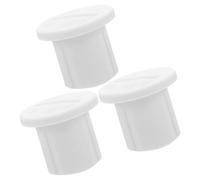 Beavorty 3pcs Plastic Toilet Seat Screws Foldable Compatible with Toilet Seat Models White Childproof Training Screws for Potty Step Stool in Homes and Other Settings